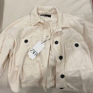 Zara corduroy shirt jacket